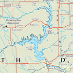 Times Maps The Times Map of Great Plains North (United States) digital map