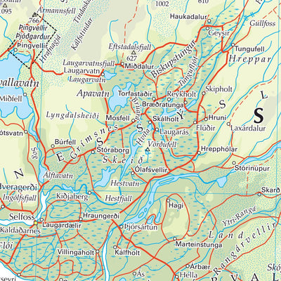 Times Maps The Times Map of Iceland digital map