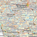 Times Maps The Times Map of India (South) and Sri Lanka digital map