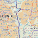 Times Maps The Times Map of Iran, Turkmenistan, Tajikistan, Afghanistan and Pakistan digital map