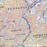 Times Maps The Times Map of Iran, Turkmenistan, Tajikistan, Afghanistan and Pakistan digital map