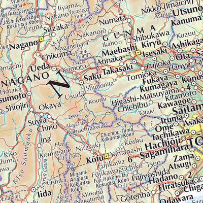 Times Maps The Times Map of Japan digital map