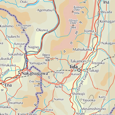 Times Maps The Times Map of Japan: Tokyo to Osaka digital map