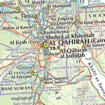 Times Maps The Times Map of Libya and Egypt digital map