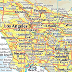 Times Maps The Times Map of Los Angeles (United States) digital map