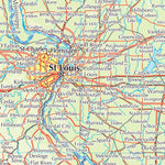 Times Maps The Times Map of Lower Mississippi (United States) digital map
