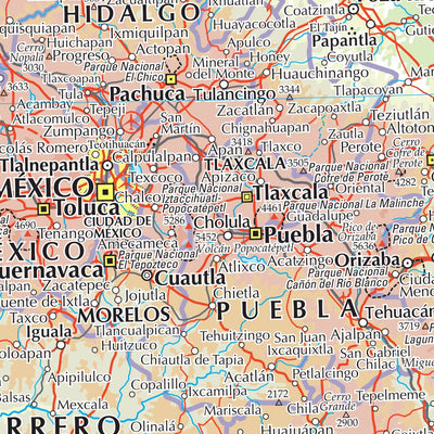 Times Maps The Times Map of Mexico and Central America digital map