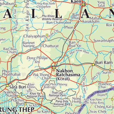 Times Maps The Times Map of Myanmar, Thailand, Laos and Vietnam digital map