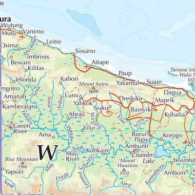 Times Maps The Times Map of New Guinea and Solomon Islands digital map