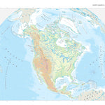 Times Maps The Times Map of North America (Physical Features) digital map