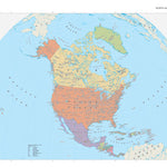 Times Maps The Times Map of North America (Political Features) digital map