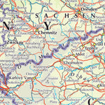 Times Maps The Times Map of North Central Europe digital map