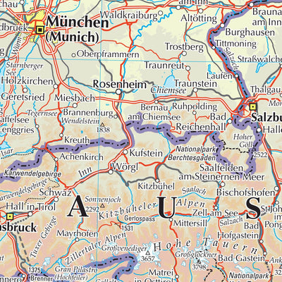 Times Maps The Times Map of North Central Europe digital map