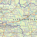 Times Maps The Times Map of Russia: Moscow digital map