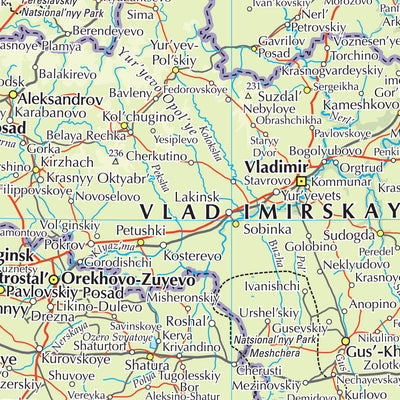 Times Maps The Times Map of Russia: Moscow digital map