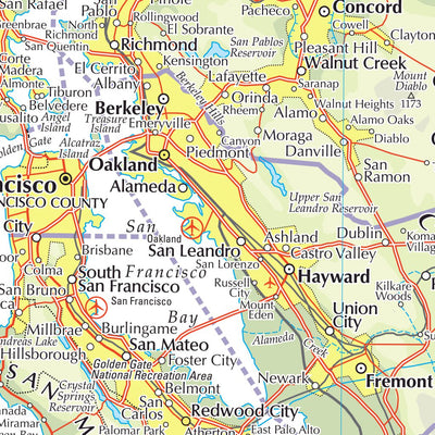 Times Maps The Times Map of San Francisco (United States) digital map