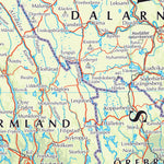 Times Maps The Times Map of Scandinavia (South) digital map