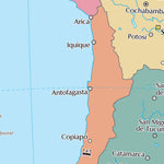 Times Maps The Times Map of South America (Political Features) digital map