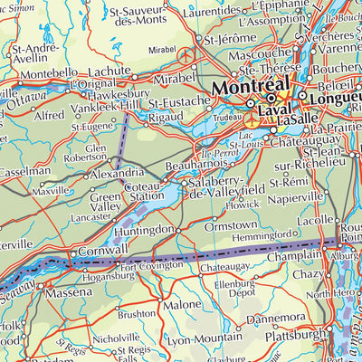 Times Maps The Times Map of the Great Lakes (Canada) digital map