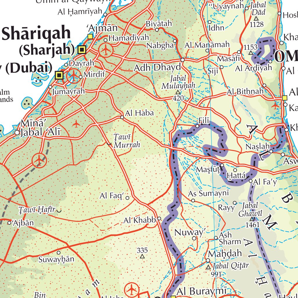 Gulf Map.pdf The Times Map of the Gulf States by Times Maps | Avenza Maps