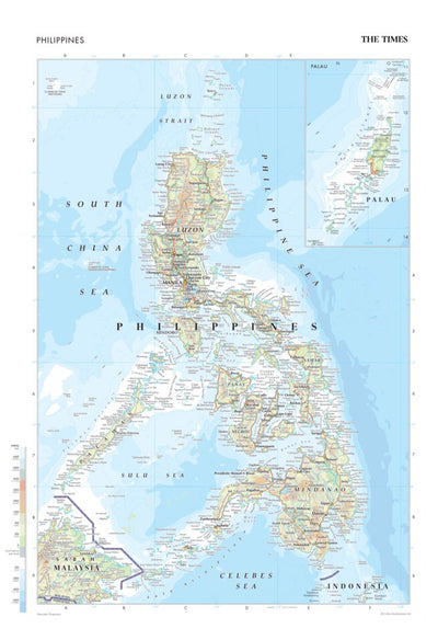 Times Maps The Times Map of the Philippines digital map
