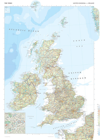 Times Maps The Times Map of the United Kingdom and Ireland digital map