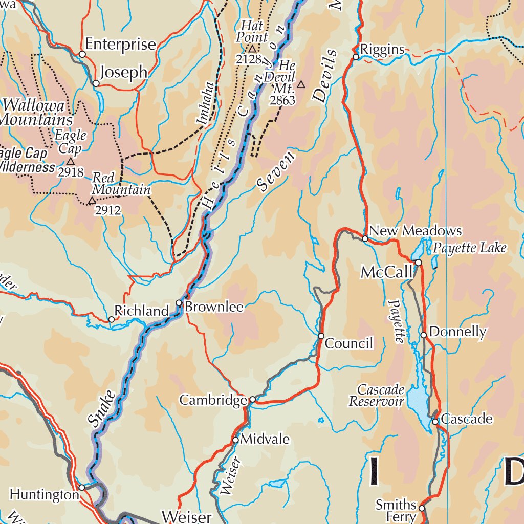 The Times Map of the United States (Northwest) by Times Maps | Avenza Maps