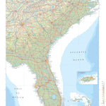 Times Maps The Times Map of the United States (Southeast) digital map