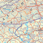 Times Maps The Times Map of the United States (Southeast) digital map
