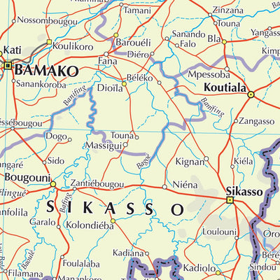 Times Maps The Times Map of West Africa digital map