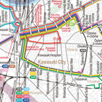 Tobunsha かわさき市バスマップ(最新版)・英語版 digital map