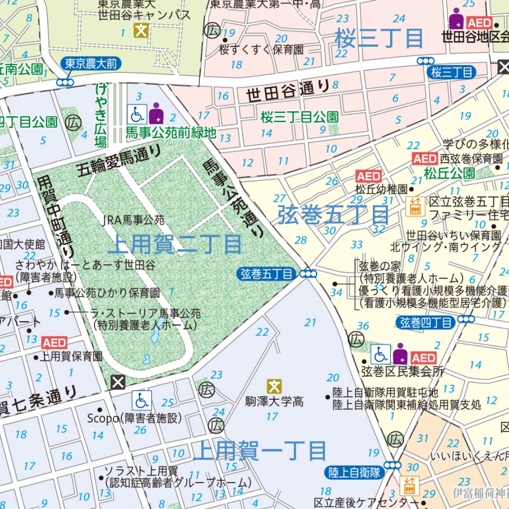 世田谷区全図 Map by Tobunsha | Avenza Maps