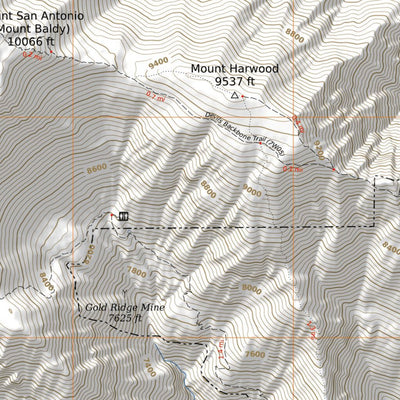 Tod’s Topos Mount Baldy High Country digital map