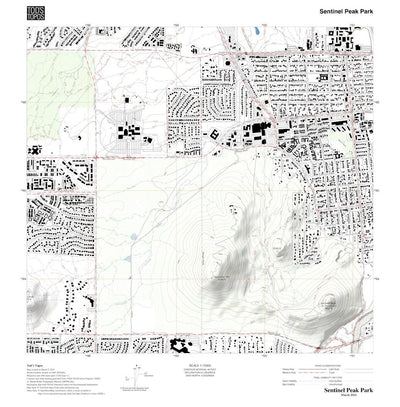 Tod’s Topos Sentinel Peak digital map