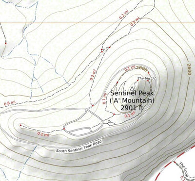 Tod’s Topos Sentinel Peak digital map