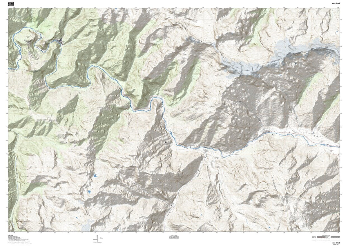 Inca Trail Map by Tod's Topos | Avenza Maps
