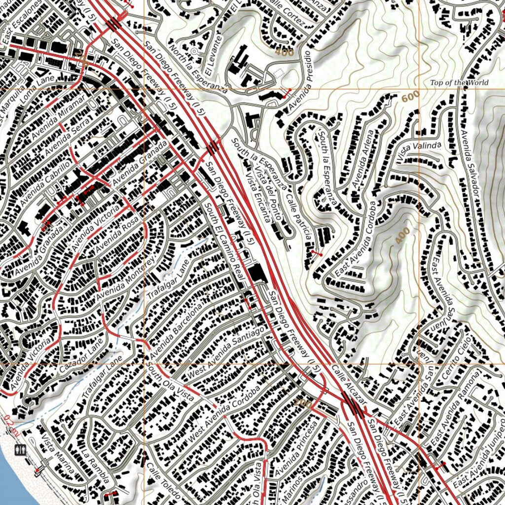San Clemente Trails Map by Tod's Topos | Avenza Maps