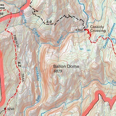 Tom Harrison Maps Ansel Adams Wilderness digital map