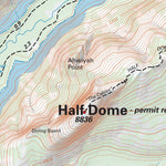 Tom Harrison Maps Half Dome digital map
