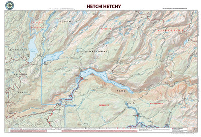 Tom Harrison Maps Hetch Hetchy digital map
