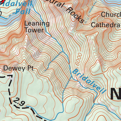 John Muir Trail Map #1 Preview 3