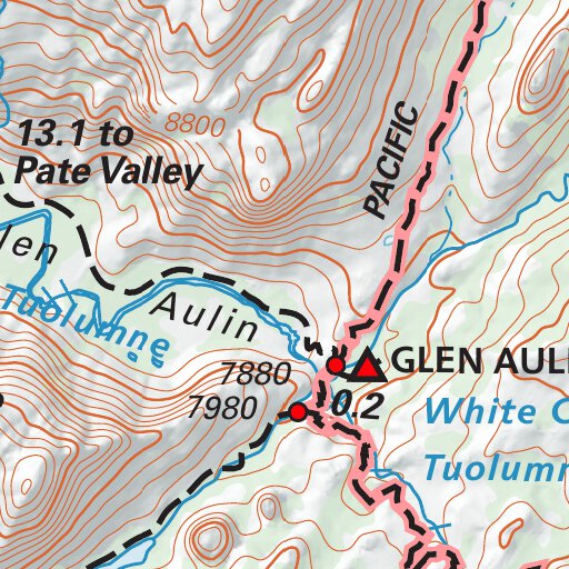 John Muir Trail Map 3 By Tom Harrison Maps Avenza Maps