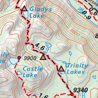 John Muir Trail Map #5 Preview 2