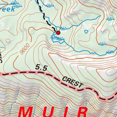 John Muir Trail Map #6 Preview 2