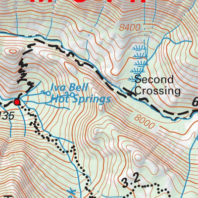 John Muir Trail Map #6 Preview 3