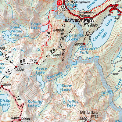 Tom Harrison Maps Lake Tahoe & Tahoe Rim Trail West bundle exclusive