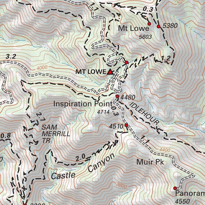 Tom Harrison Maps Mt Wilson digital map