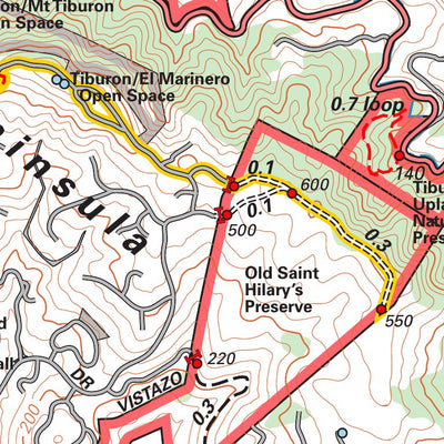 Tom Harrison Maps Tiburon Trails digital map