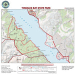 Tom Harrison Maps Tomales Bay State Park digital map