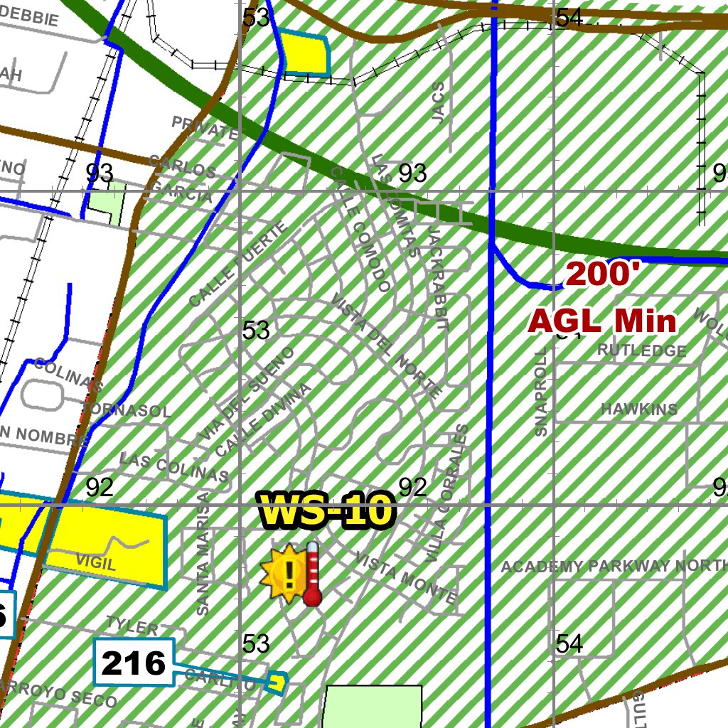 Top Gun Rio Grande Classic 2024 PZ Map by Top Gun Balloon Club Avenza